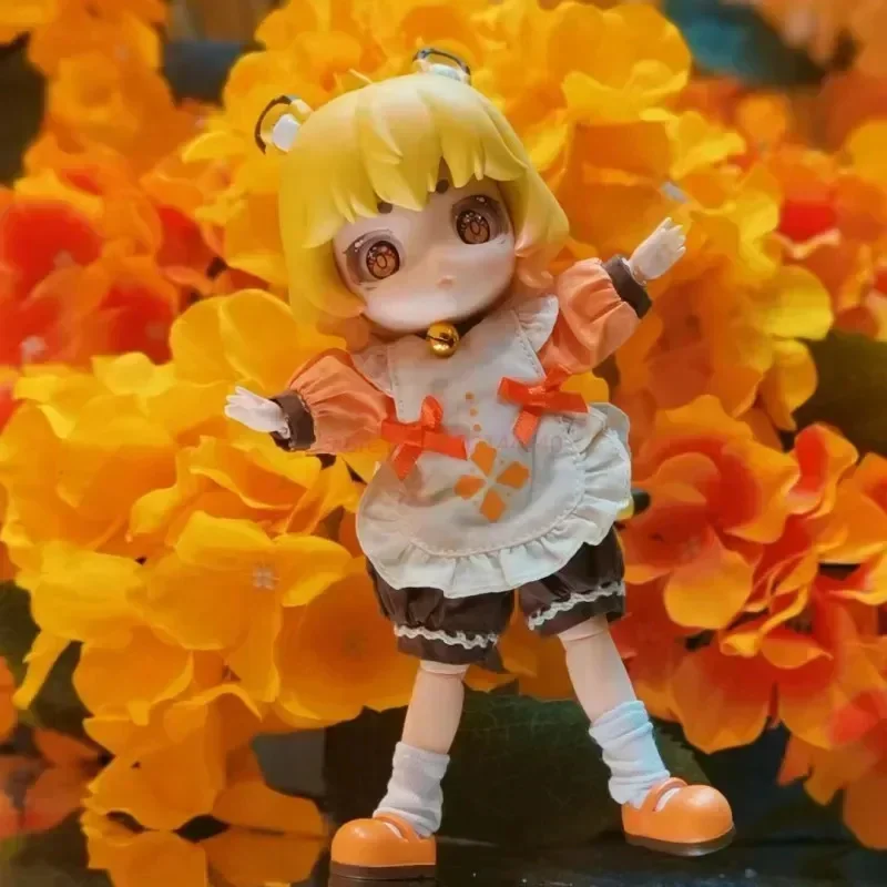 Aiye глухая коробка красочная парча 1/12 подвижная Bjd таинственная игрушки кукла