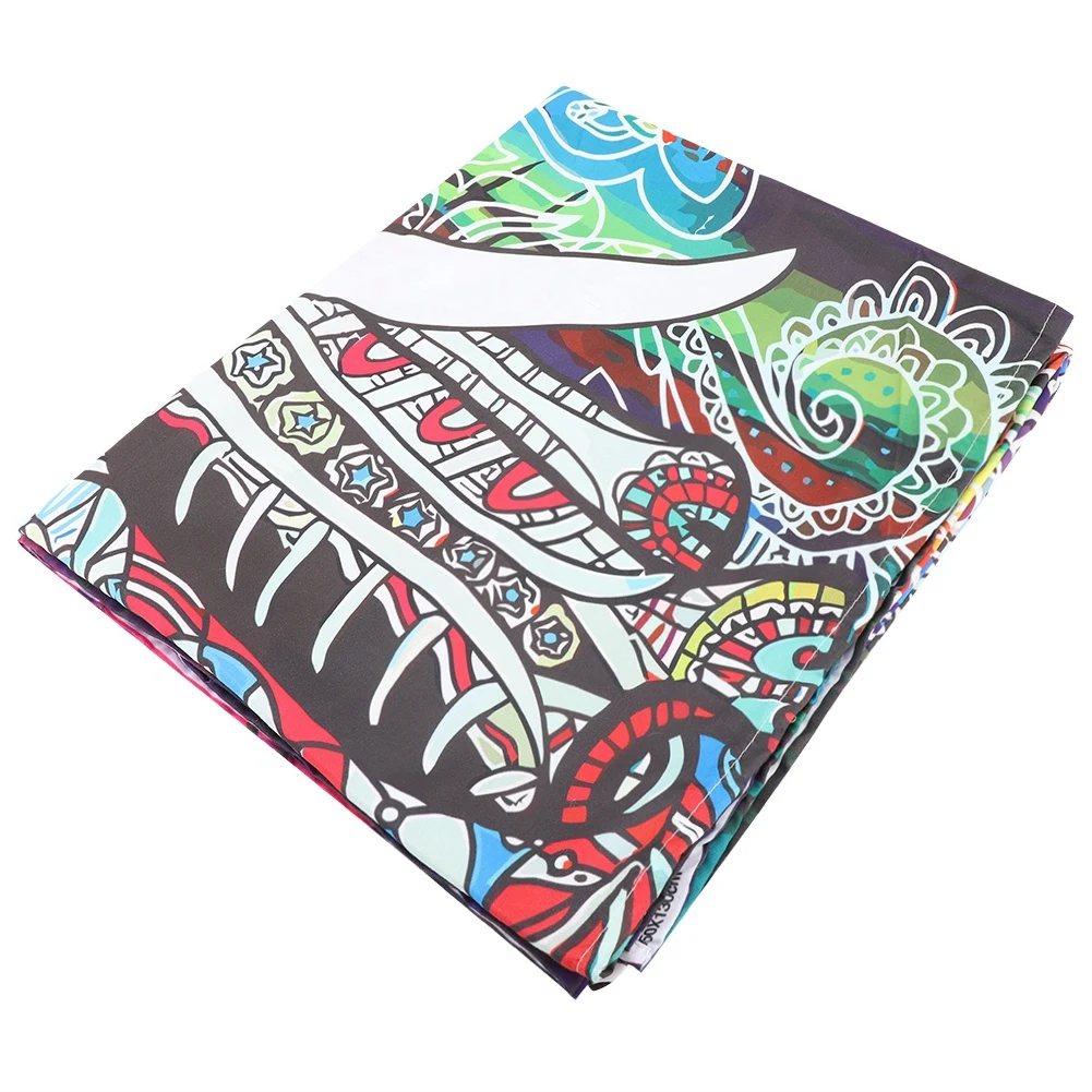 

Colorful Elephant Tapestry Wall Hanging Carpet Decoration Cloth Picture(3)