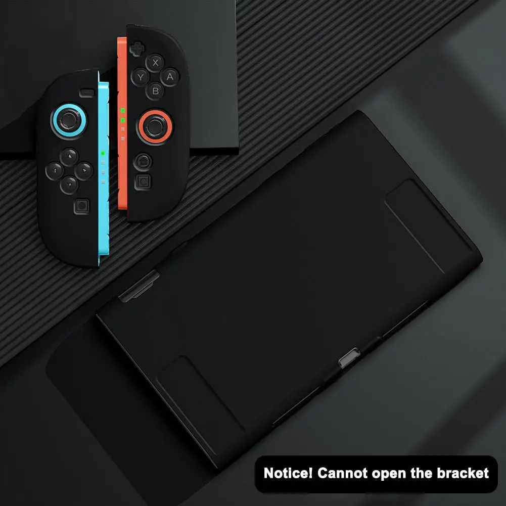 Фото Красочный защитный чехол, совместимый с OLED-консолью Switch2 и радостью для Switch можно вставить в док-станцию с корпусом W7F2 №1