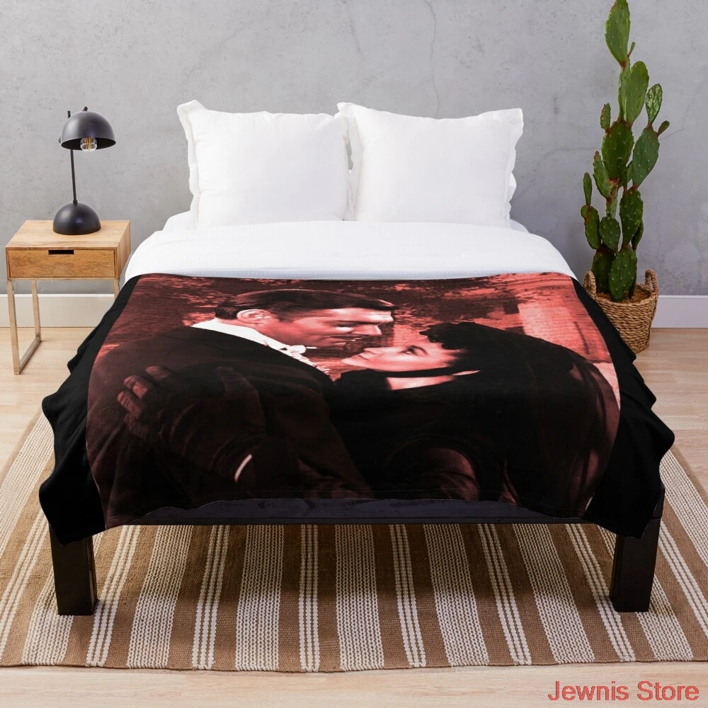 

Gone with the Wind Blanket Print on Demand Decorative Sherpa Blankets for Sofa bed Gift