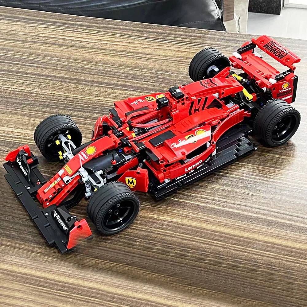 

Высокотехнологичный знаменитый RSR Супер гоночный автомобиль F1 спортивный автомобиль RC кубики Moc техническая модель строительные блоки для мальчиков Игрушки 023005 1072 шт.