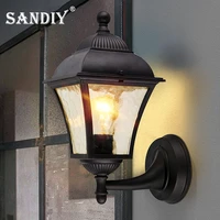outdoor chandelier pillar lamps porch wall light retro standing vintage chandelier led lighting for gate patio aisle sconce e27