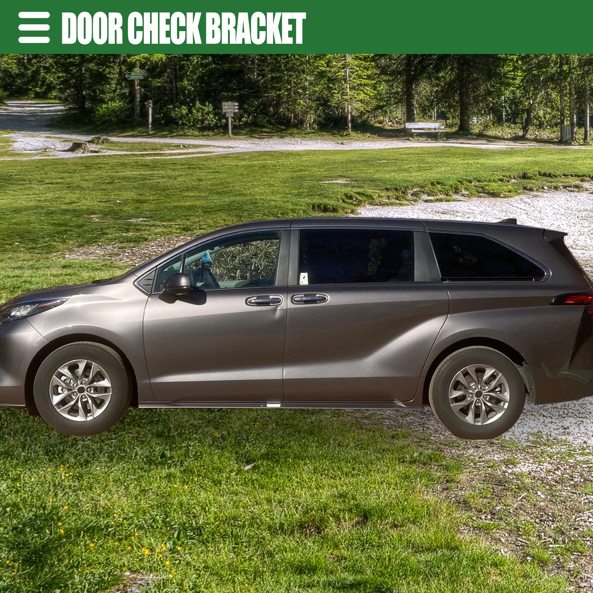 X Autohaux 2 шт. ремешок дверной в сборе для Toyota Sienna 2004 CE LE XLE Limited 3.3L V6 - Gas No.68620AE011