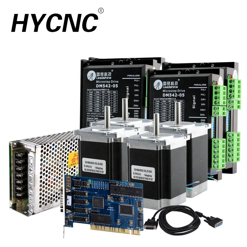 

Nema 23 Close Loop Stepping 2nm 57mm 1.8degree Micro Stepper Motor Controller Kit Price and Original Leadshine Driver Dm542-05