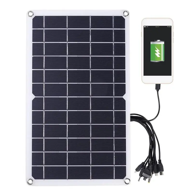 Portable 5v Solar Charger For Cell Phones And Tablets 21 Conversion Rate Camping Accessories