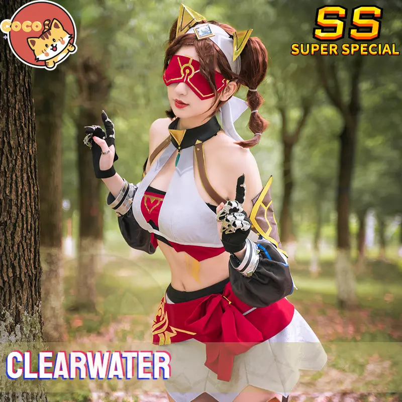 

CoCos-SS Game Genshin Impact Eremite Desert Clearwater Cosplay Costume Game Cos Genshin Impact Cosplay Clearwater Costume