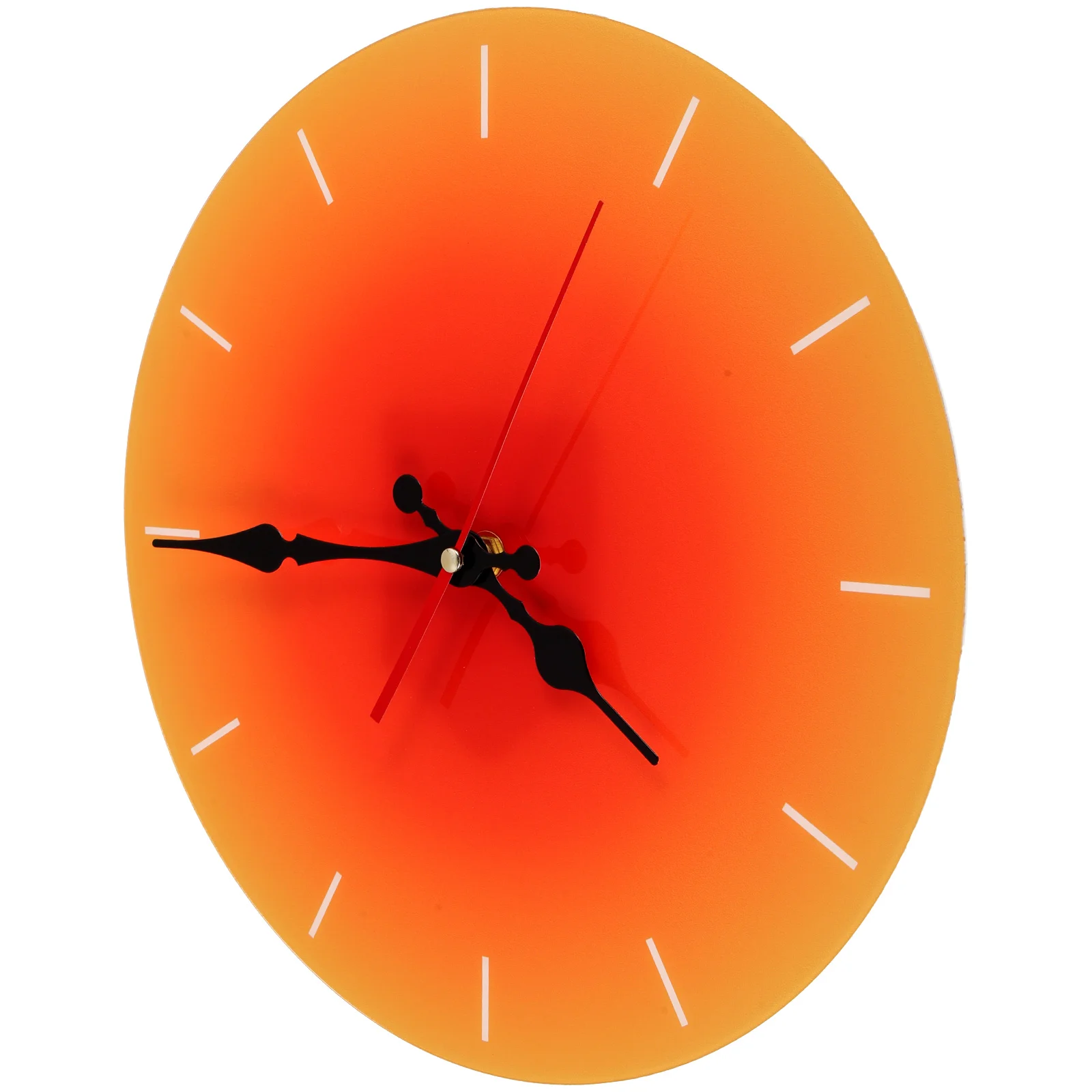 

Clock Wall Clocks Round Hanging Decorative Office Mute Mounted Room Sunset Decor Sun Silent Design Supplies Modern Style Bedroom