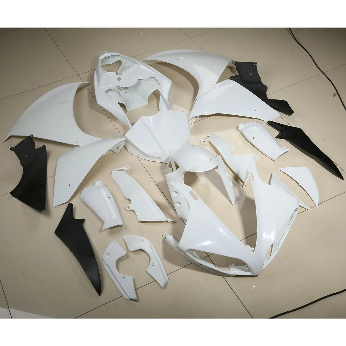

Motorcycle Fairing Cowl Bodywork For YAMAHA YZF R1 YZF-R1 2009-2011 2010 Unpainted White