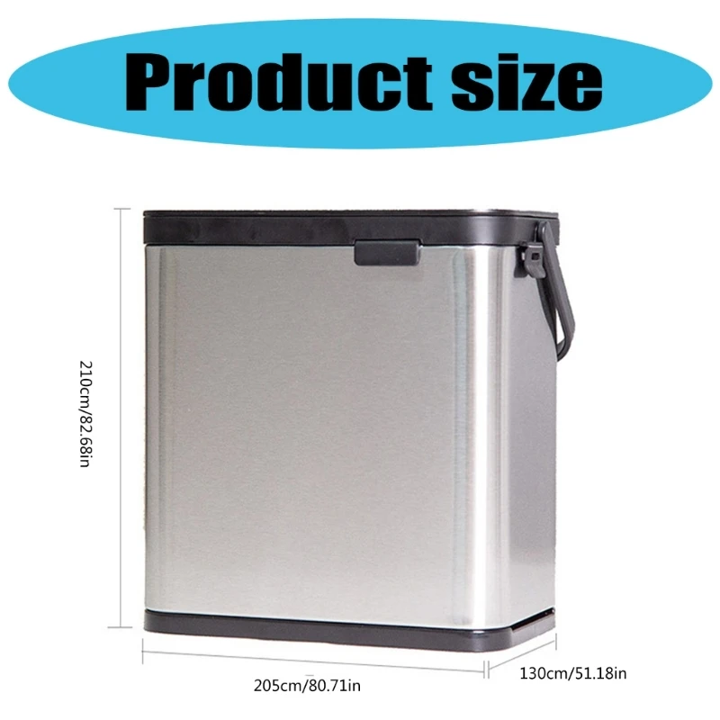 Настенный контейнер для мусора из нержавеющей стали организации современных