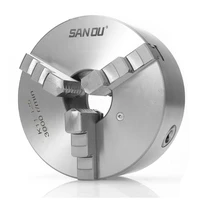 sanou self centering lathe chuck 125mm k11 125 5 inch 3 jaws claw manual metal scroll chuck for drilling milling machine