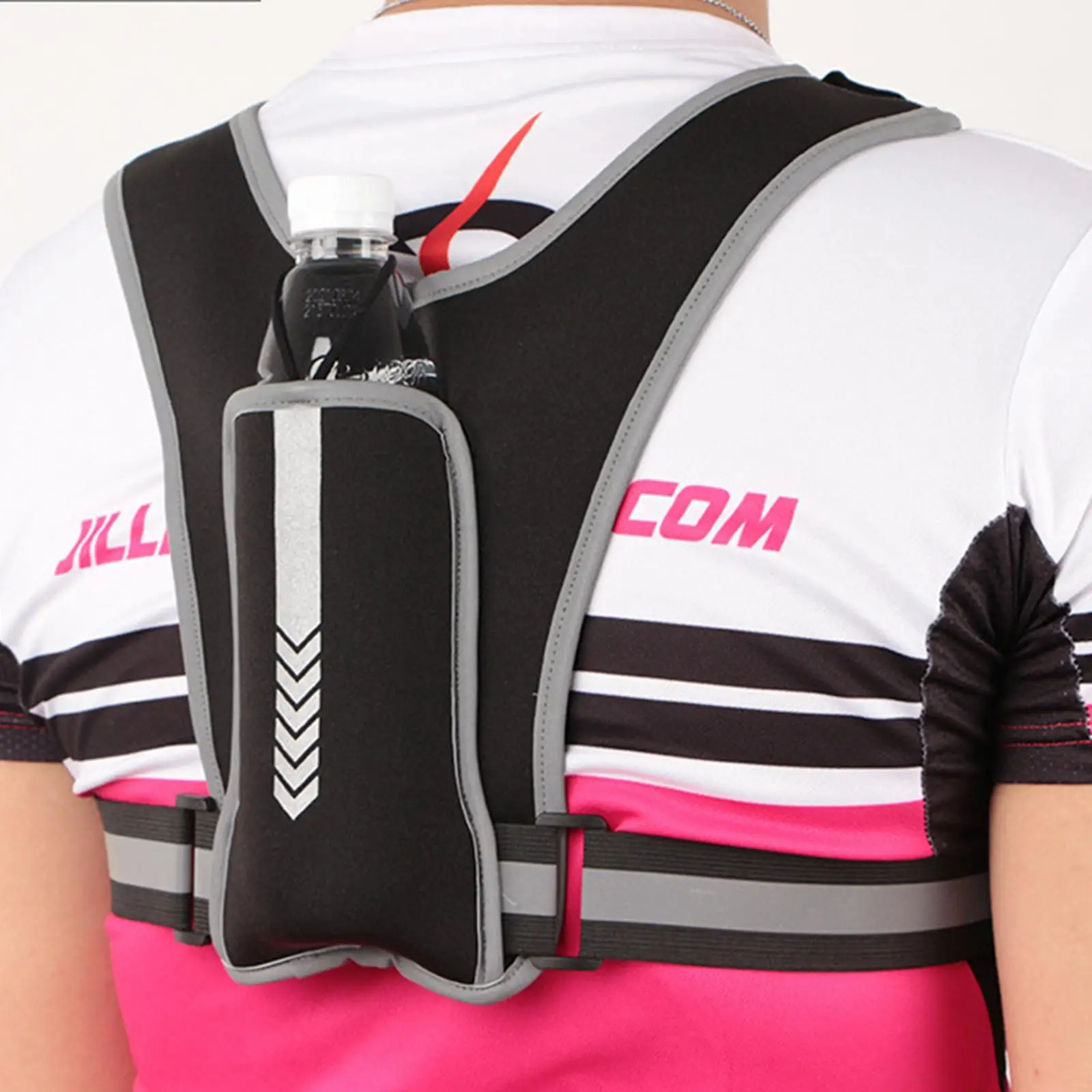 

Reflective Safety Vest Adjustable Sports Wear for Jogging Volunteer Unisex