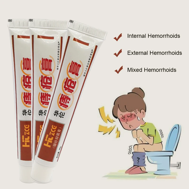 

Hemorrhoids Ointment Internal External Mixed Hemorrhoids Constipation Itching Pain Special Antibacterial Ointment Net Weight 25g