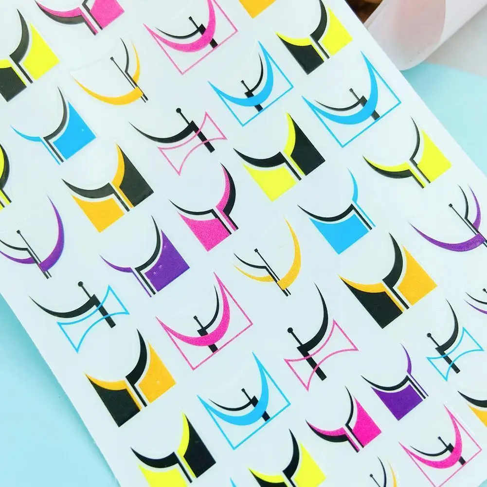 

Diy Nail Stickers Nail Art Slider Decals Marble Lines Stickers Decals Water Tattoo Manicure Sliders Rainbow Nails Transfer B0v0