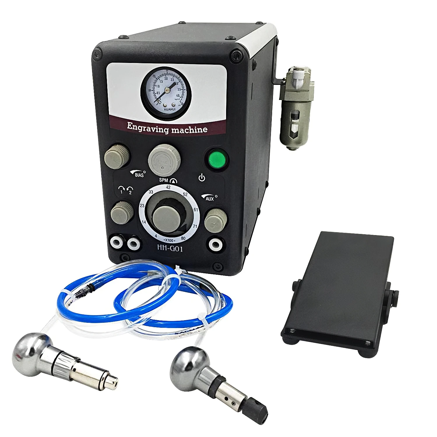 

8PCS Hand Engraving & Stone Setting Tools GraverMax G8 Quick Setup Pneumatic Engraver Machine Jewellery Making