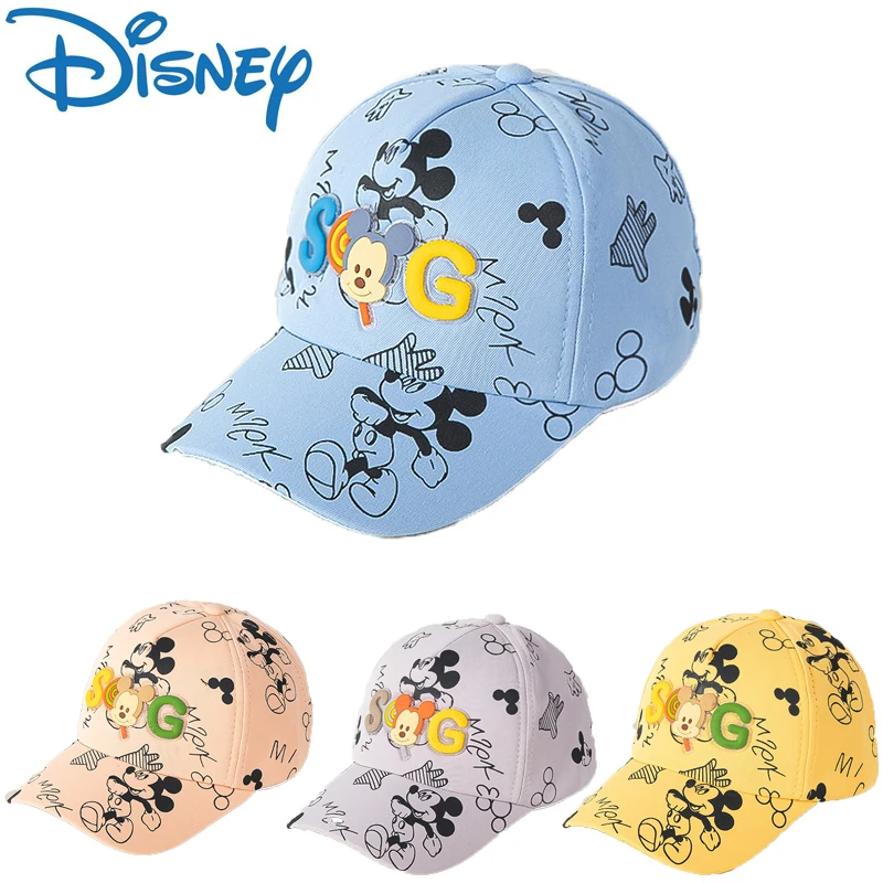 Бейсболка с героями мультфильма Disney Кепка заостренным козырьком и Микки Маусом
