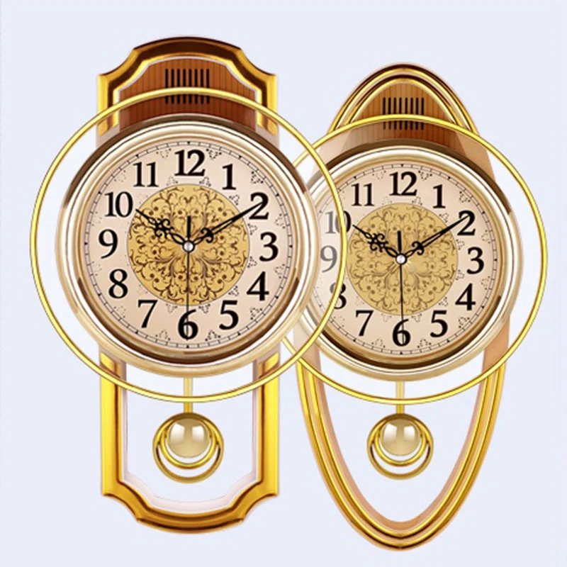 

Винтажные часы-качели, настенные часы, домашний дизайн, подвесные столы, 3d спальня, бесшумный кварцевый Настенный декор, механизм часов, под...