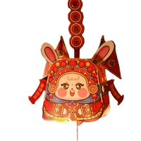 mid autumn festival childrens portable lantern ornament handmade diy kindergarten gd rabbit lamp chinese style decoration