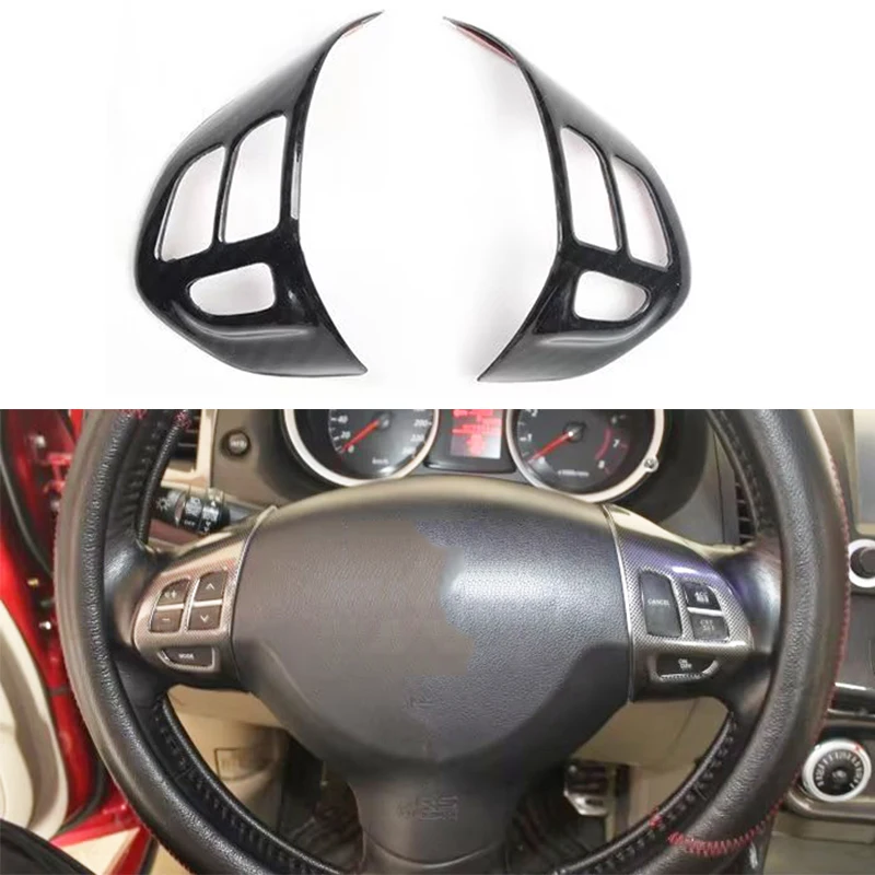 

Для Mitsubishi Lancer EX 2010-2016 ABS хром чехол на рулевое колесо отделка наклейка аксессуары для интерьера