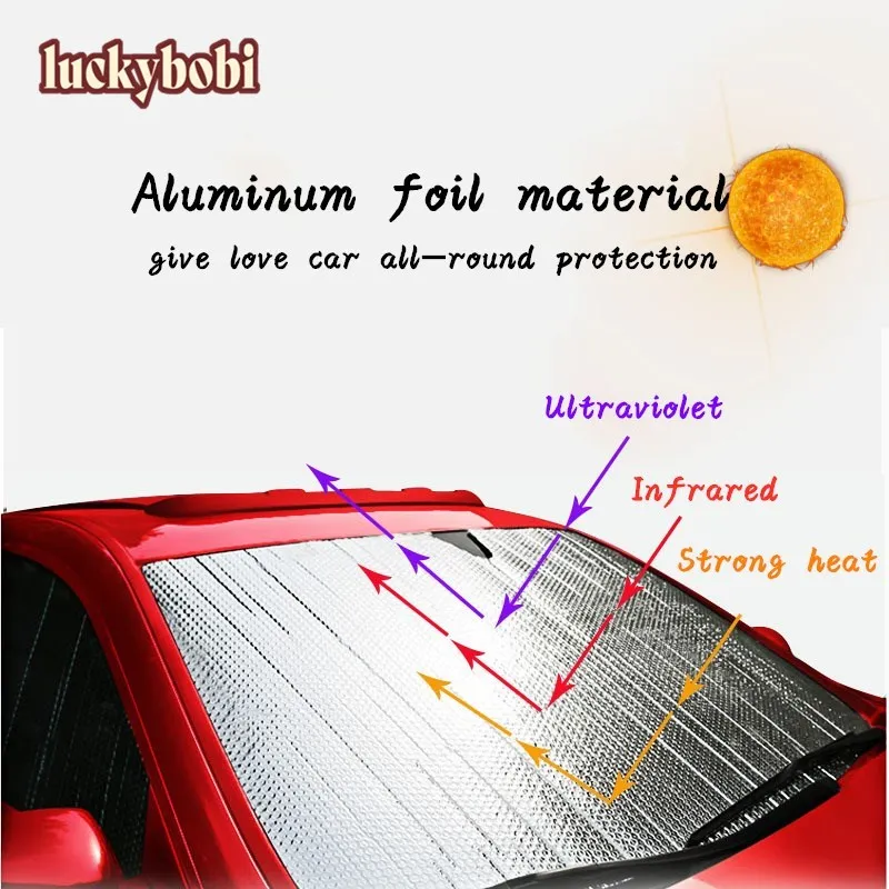 

Automobile Sunshade Cover Car Windshield Snow Sun Shade Waterproof Protector Cover Car Front Windscreen Cover