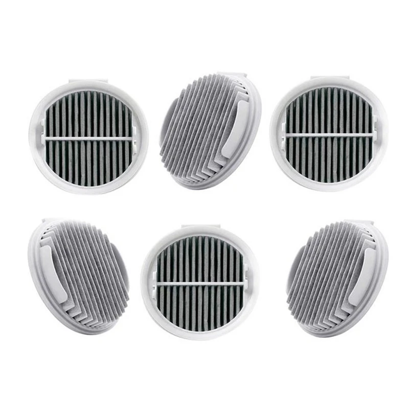 

6Pcs Hepa Filter For Xiaomi Roidmi Wireless F8 Smart Handheld Vacuum Cleaner Parts Xcqlx01rm Efficient Hepa Filters