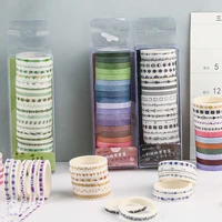 20pcspack multi color washi tape set scrapbooking material hand account decorative adhesive tapes stationery sticker