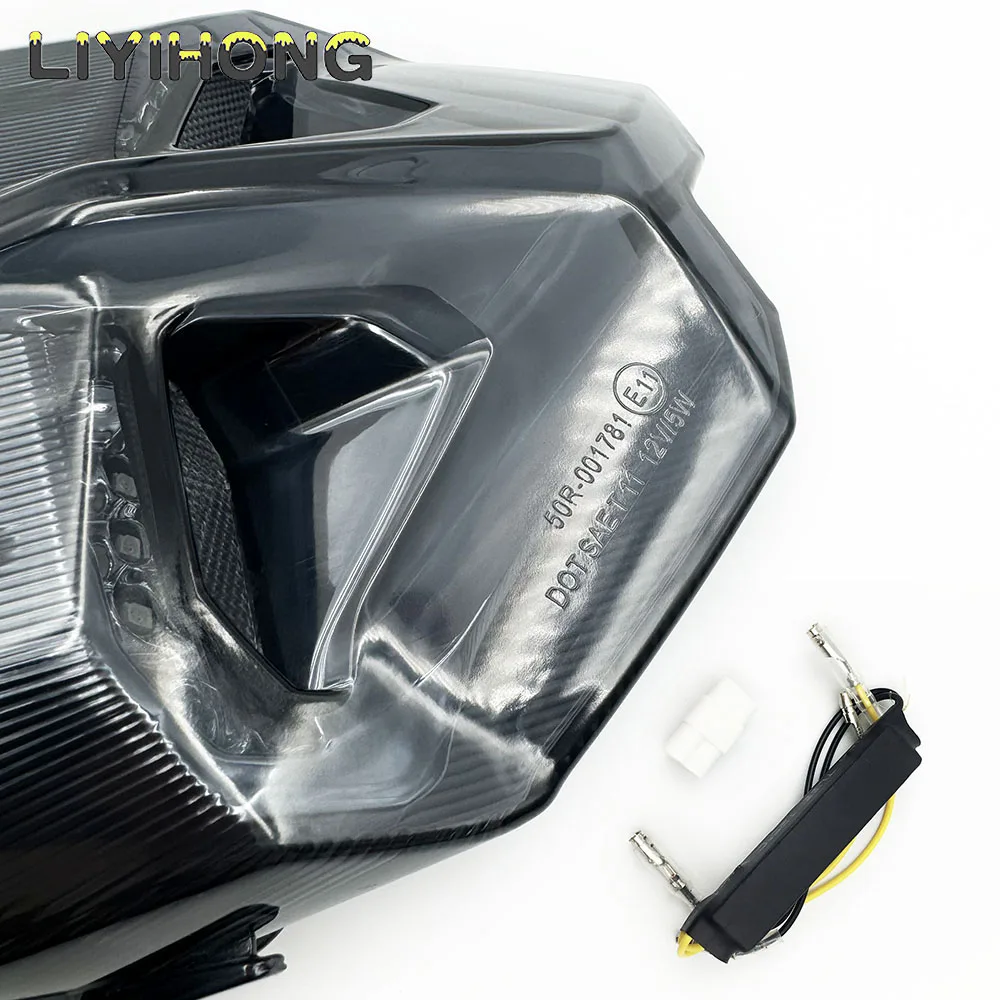 Фото Светодиодный задний фонарь поворота мотоцикла 12 В для Yamaha MT 10 MT10 SP 2022 2023 2024, задний стоп-сигнал, левый и правый указатель поворота MT-10 №5
