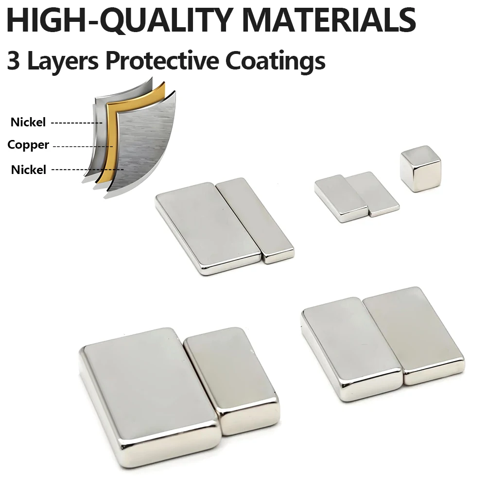 Супер мощный маленький неодимовый магнитный блок N35 NdFeB сильные постоянные