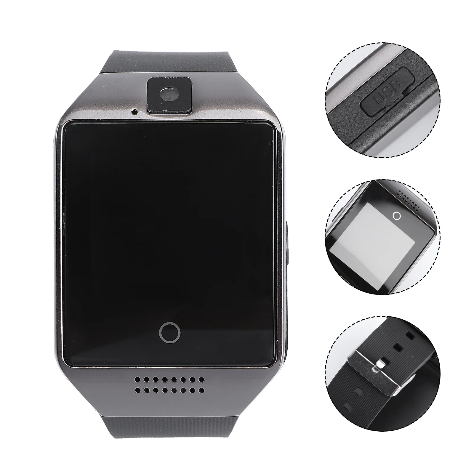 GSM-часы Смарт-часы со слотом для SIM-карты Сотовый телефон Q Bluetooth-камера Мониторинг