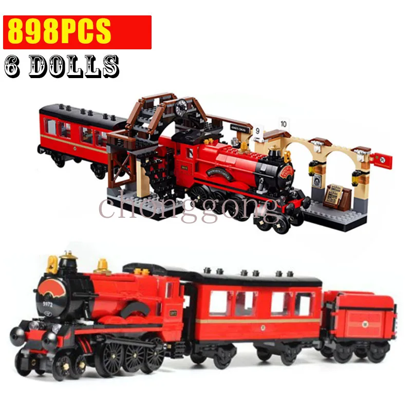 

IN STOCK Movie Magic World Train Motorized Steam Creative Building Blocks Assembly Bricks Toys Kid Gifts Toys Christmas 75955