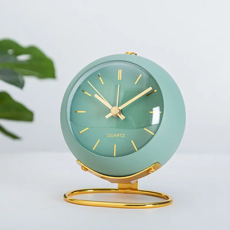 

Будильник без батарейки, тихий прикроватный будильник для студенческой спальни, в стиле Ins, многофункциональные часы для детской комнаты