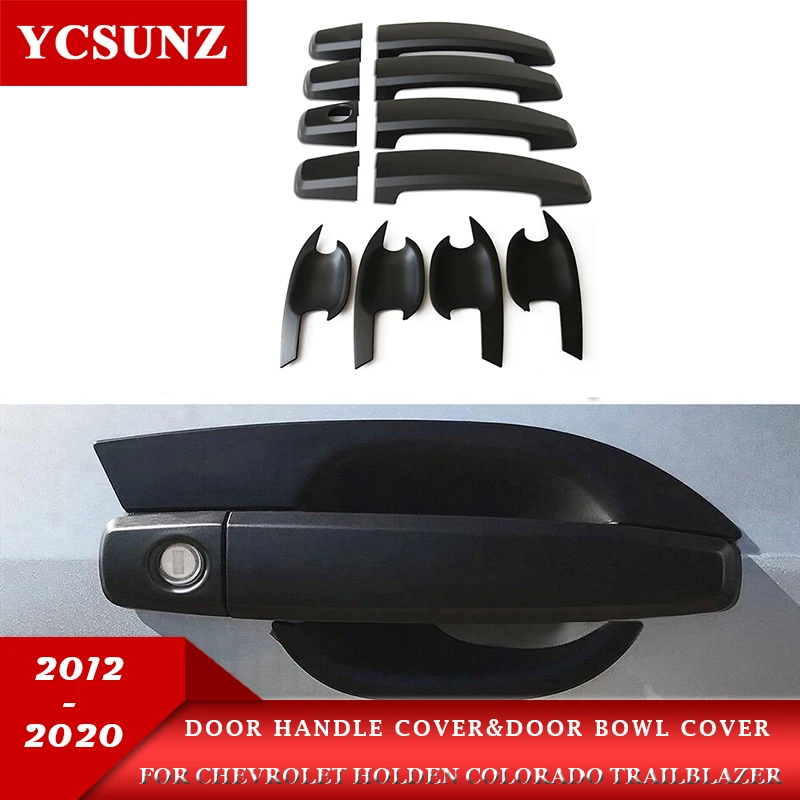 

ABS Door Handle inner Cover Accessories For Chevrolet Holden Colorado TrailBlazer 2012 2013 2014 2015 2016 -2020 Ycsunz