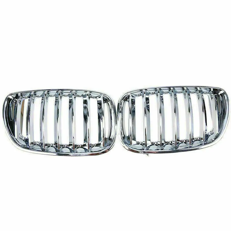 

Автомобильная хромированная решетка для переднего бампера, решетка для BMW X5 E53 2004-2006