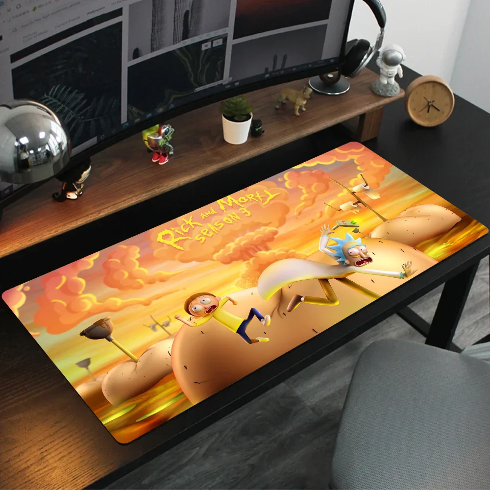 Коврик Для Мыши R-Rick Anime XXL Современный Стиль Противоскользящий Напольный Ковер