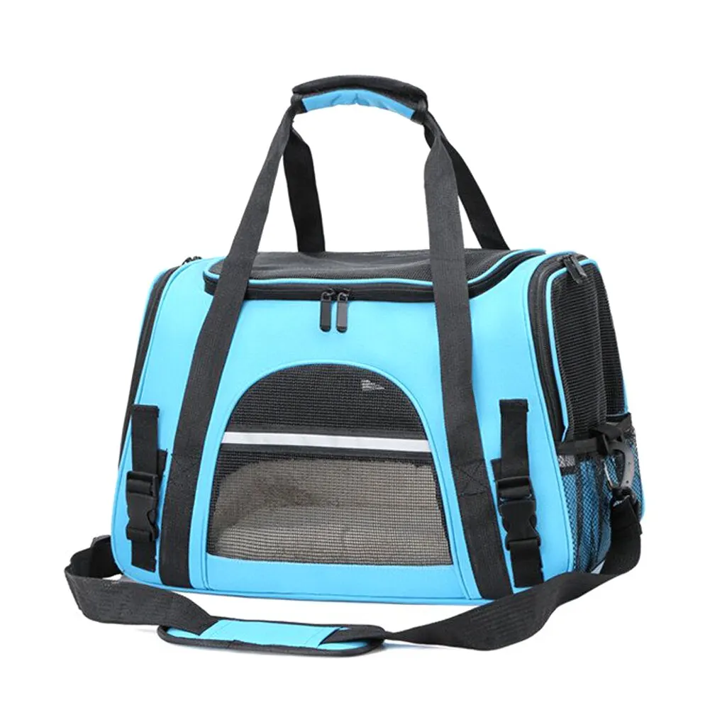 

Transport Pet Bag Cat Carrier Bags With Locking Safety Zippers Portable Breathable Foldable Cat Backpack For Pet Dog Cat Bag