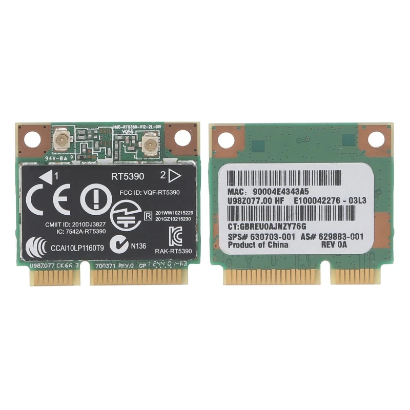 

Запасной модуль Wi-Fi-карты Ralink E8BE, для ноутбука 630703-001, RT5390, Mini Pcie, WLAN, 150 Мбит/с