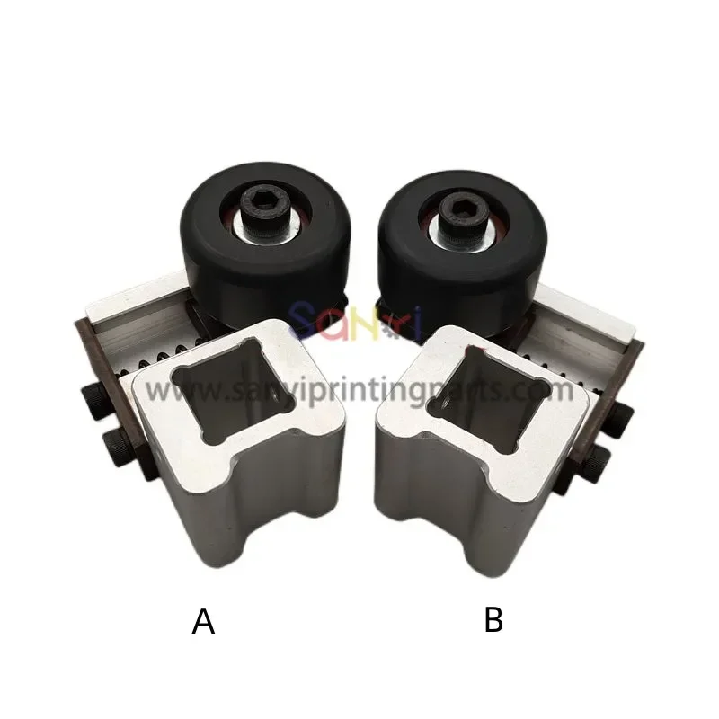 1 Set MBO Folding Machine Tension Pulley Heidelberg Starr Purple Red Paper Feeding Belt