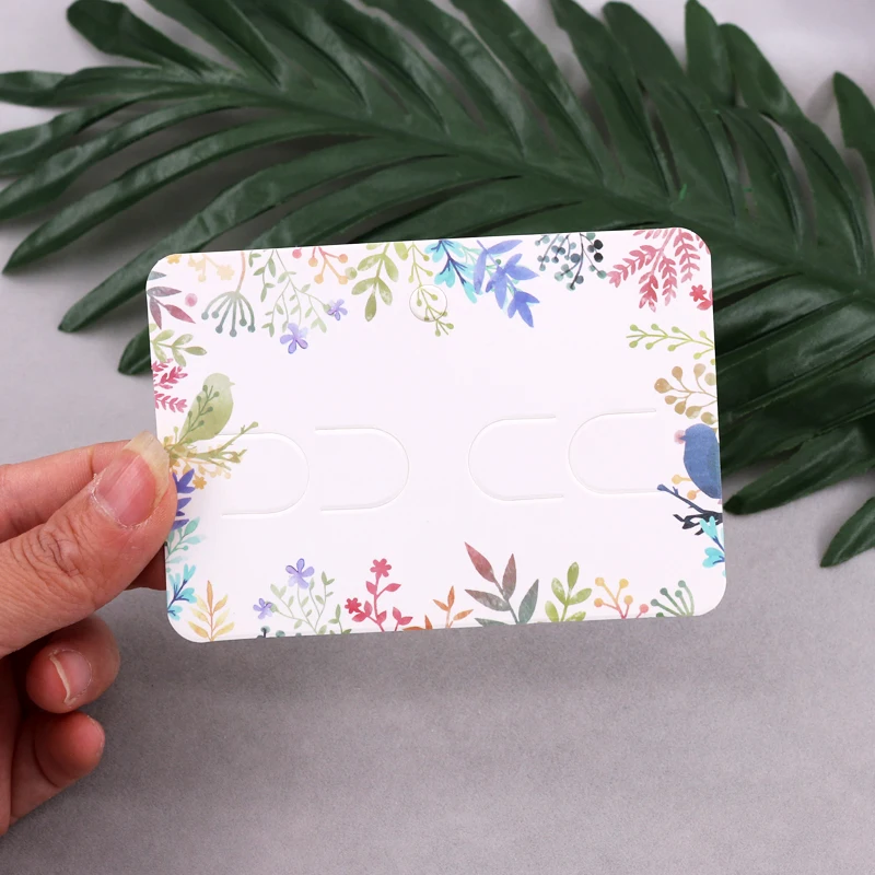 

20pcs/lot Printed Hairpin Cards 7x10cm Jewelry Packaging Accessories Hair Clip Card Hair Jewel Cardboard Hang Tag with Logo