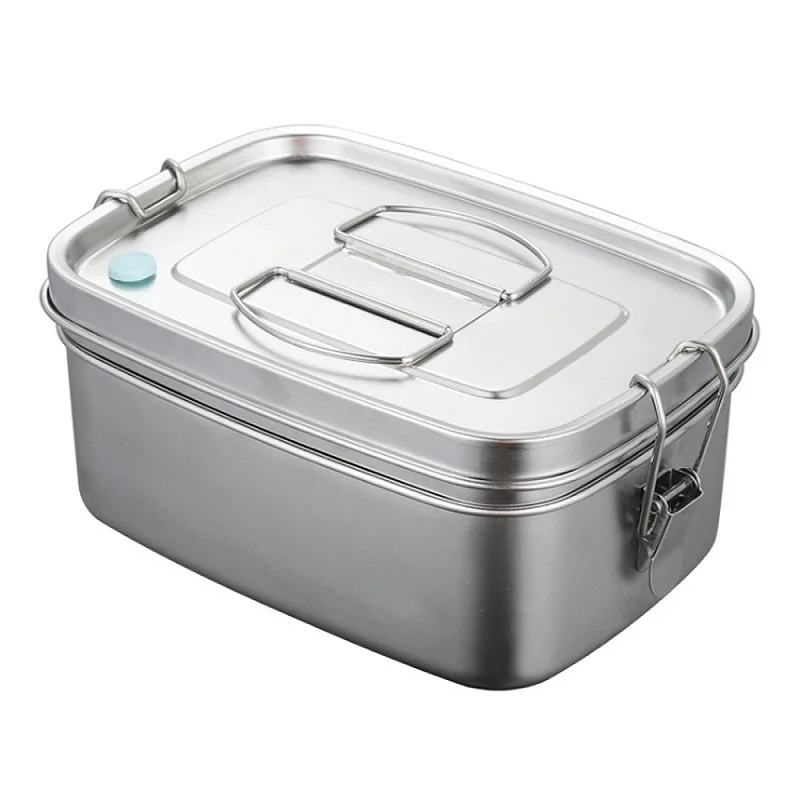 Контейнер для ланча из нержавеющей стали металлический контейнер еды л