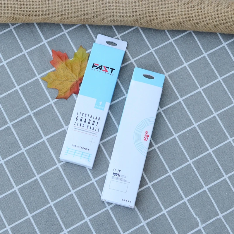 100 шт. упаковочная коробка для кабеля передачи данных универсальная кабелей Lightning