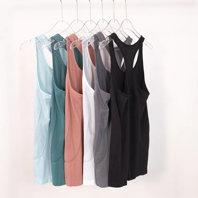 

Swiftly Tech Seamless Women Fitness Sleeveless Crop Top Quick Dry Gym Vest Summer Sports Tee Ladies Sportswear Workout Clothes