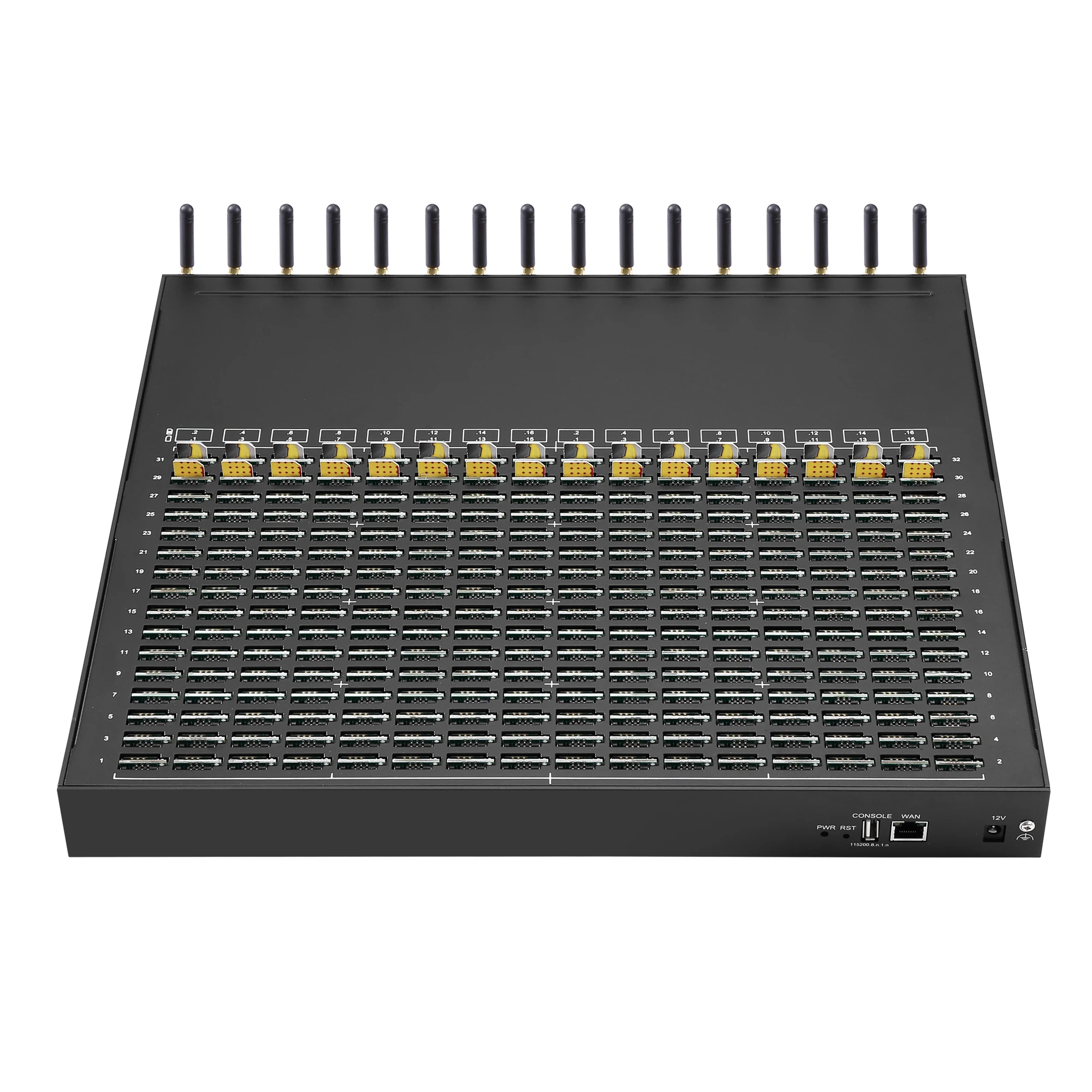 

Skyline 16 Ports 512 Sim Slots SMS Gateway Multi Function 2G 3G 4G Gsm SMS Modem GSM/WCDMA/LTE SMS Blaster Machine