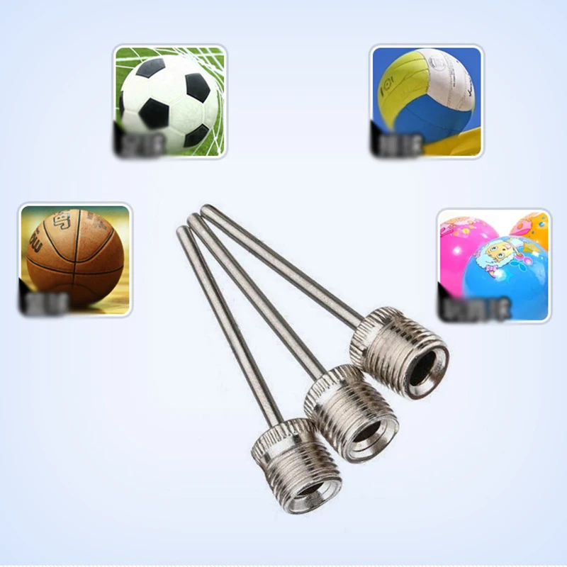 

4PCS 2019Sport Ball Inflating Pump Needle For Football Basketball Soccer Inflatable Air Valve Adaptor Stainless Steel Pump Pin