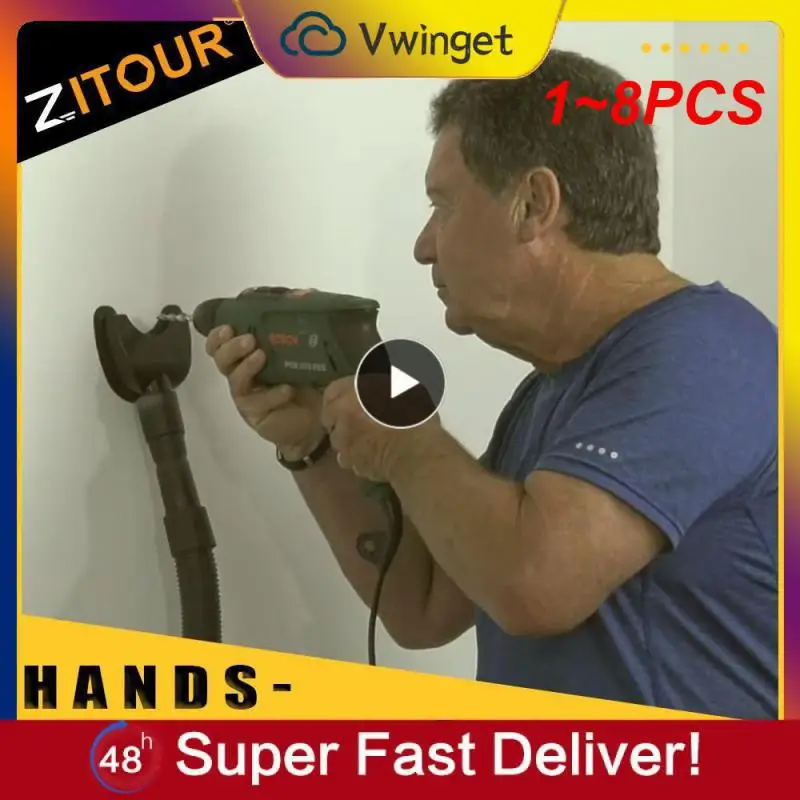 

1~8PCS Electric Drill Drilling Vacuum Cleaner Large Capacity Hands-free Dust Cover Strong Suction Dust Bowl Electric Drill