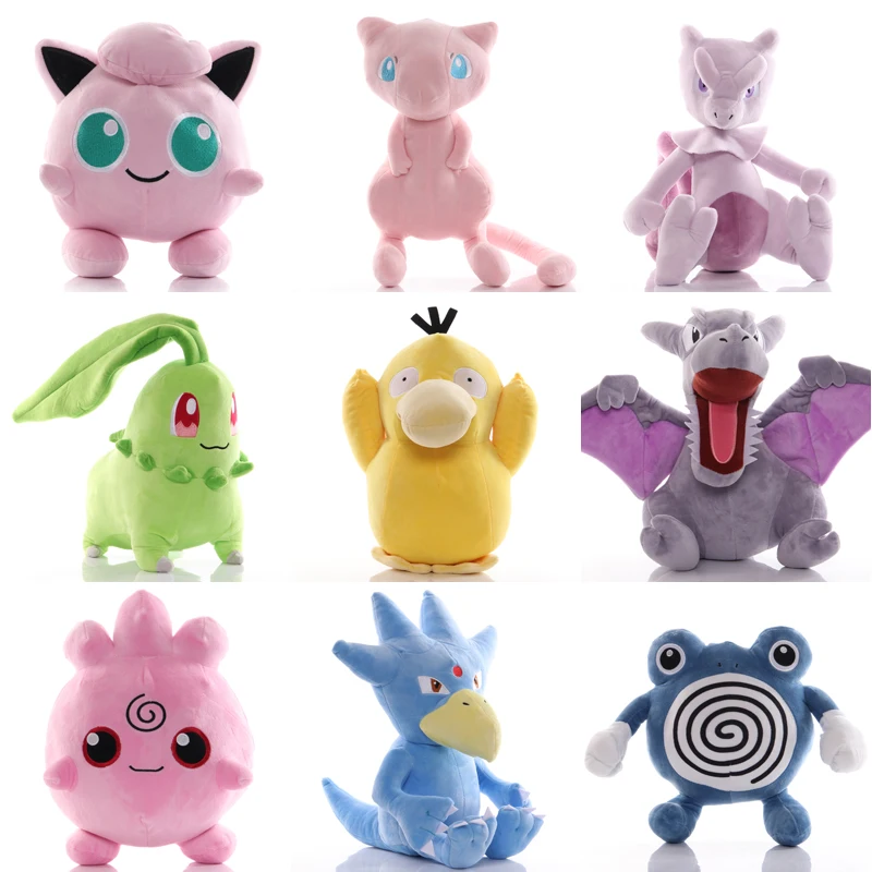 

Big Size Pikachu Bulbasaur Eevee Squirtle Charmander Snorlax Mewtwo Plush Toy Pokemon Cute Anime Stuffed Toy Gifts For Kid