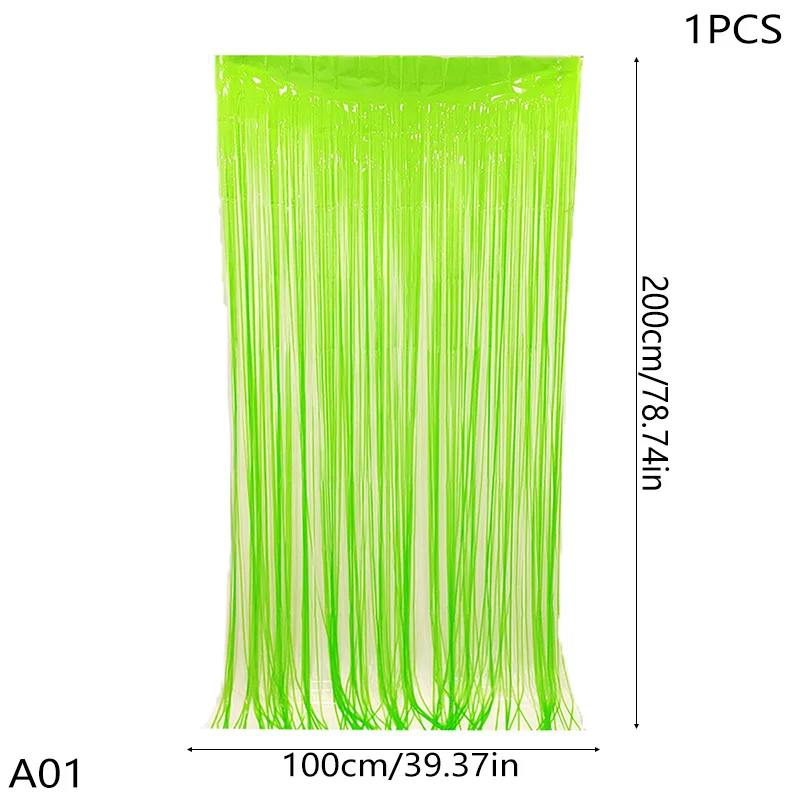

Фольговая неоновая занавеска Xunyihappy