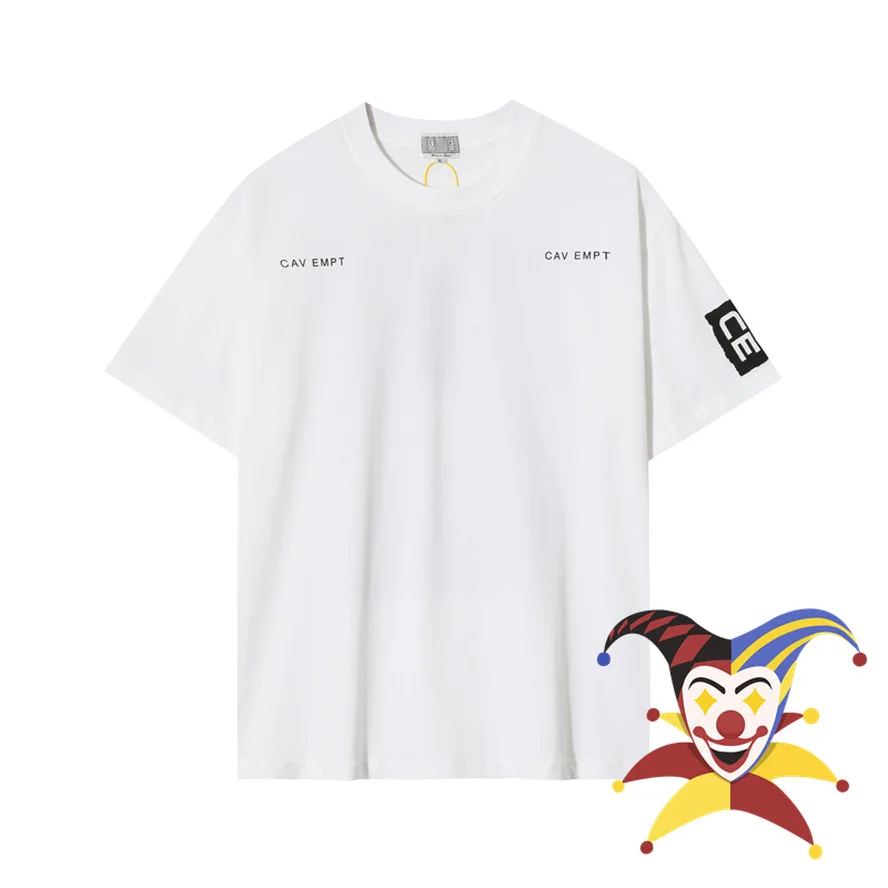 

Белая футболка Cav Empt для мужчин и женщин, 2022ss CAVEMPT C.E, футболки, топы