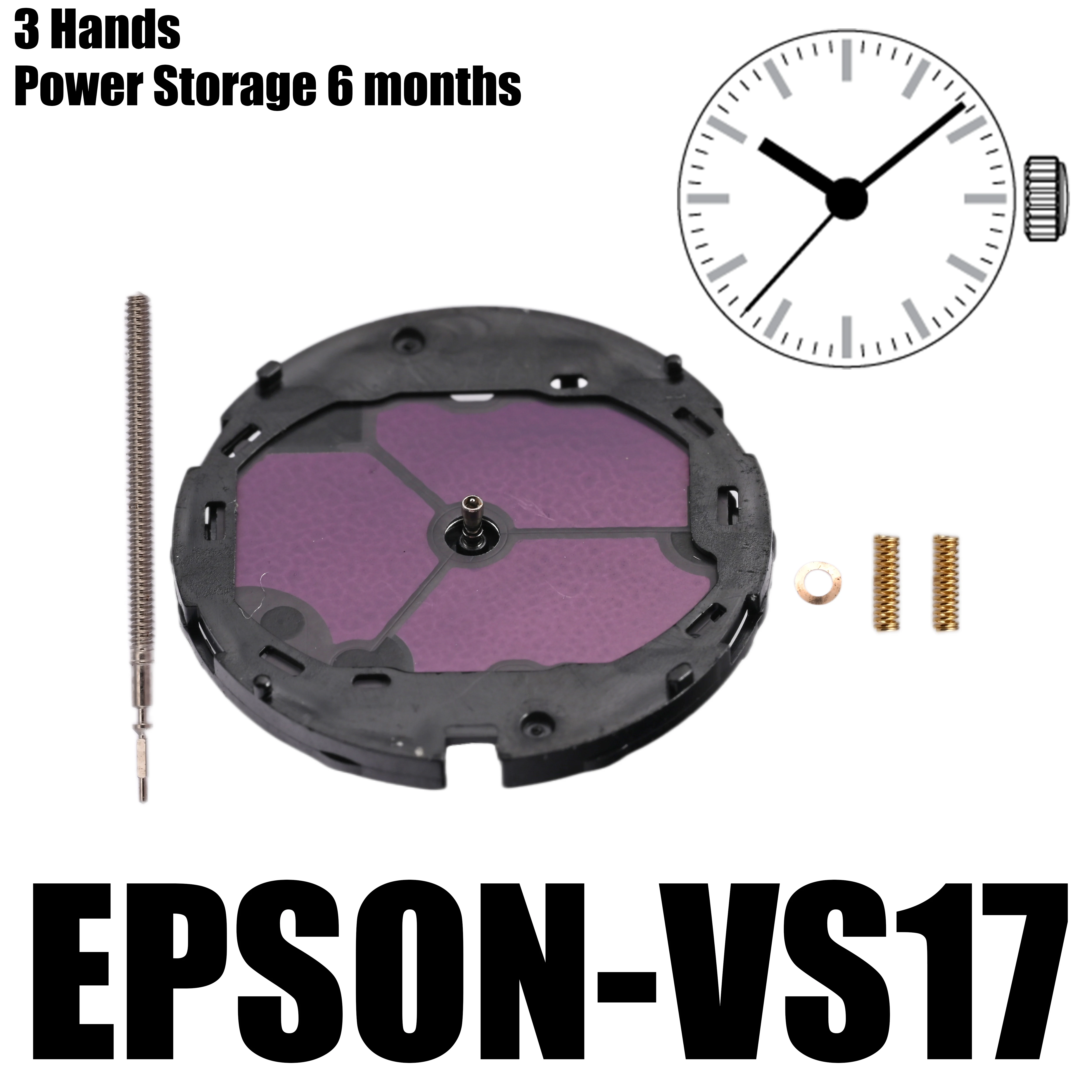 Солнечная серия Epson VS17 - VS17A высота движения: 2 79 мм 3 руки 6 месяцев.