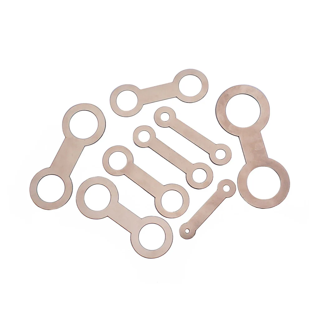 

8 Pcs Saxophone Pad Upgraded Fittings Workmanship Woodwind Instrument Accessories Rustproof Firm Structure Repair Tool Steel Mat