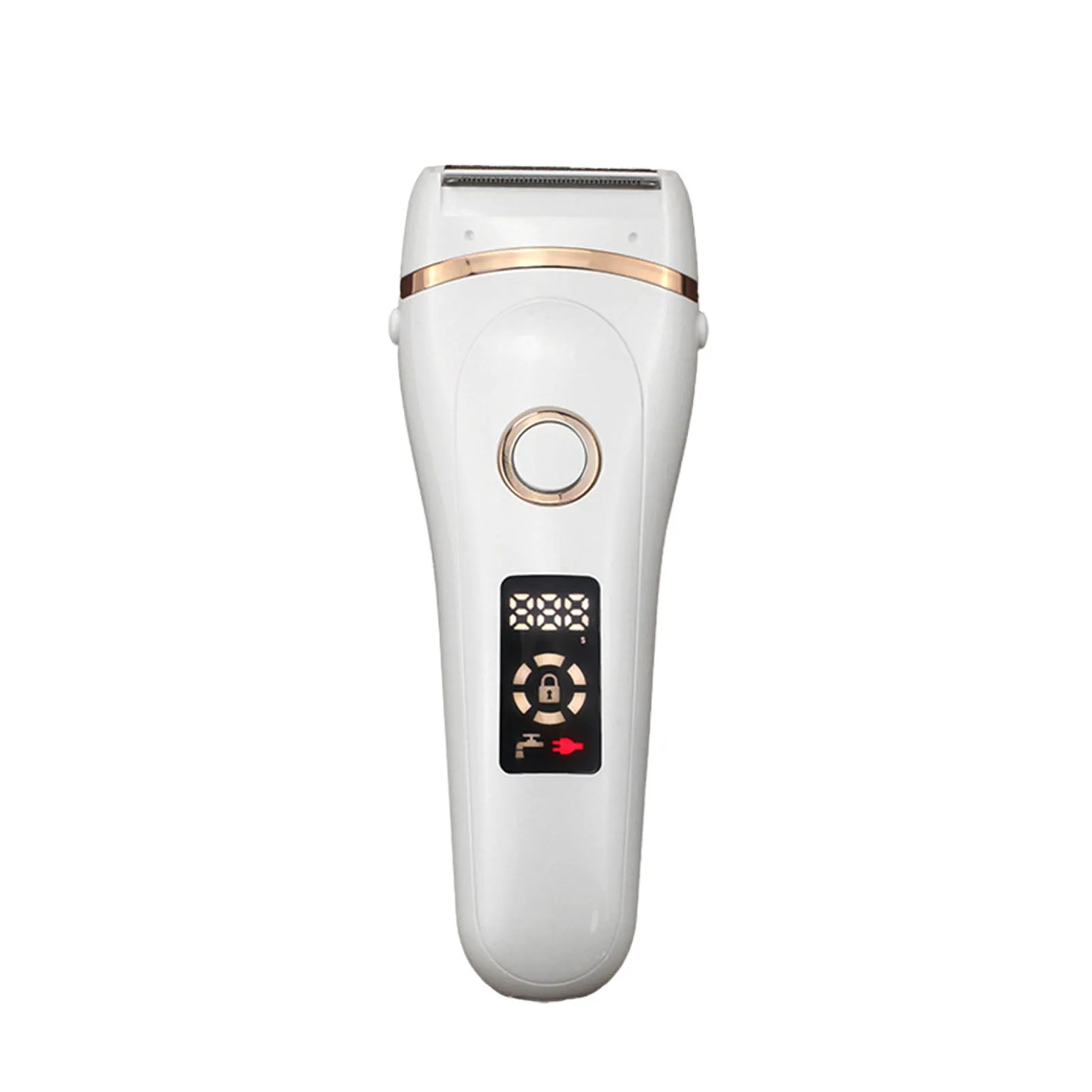 

Electric Lady Shaver Women's Razor With LED Display Trim Face Legs Underarm Fuzz Chin Lip Hair And Bikini Portable Female Bikini