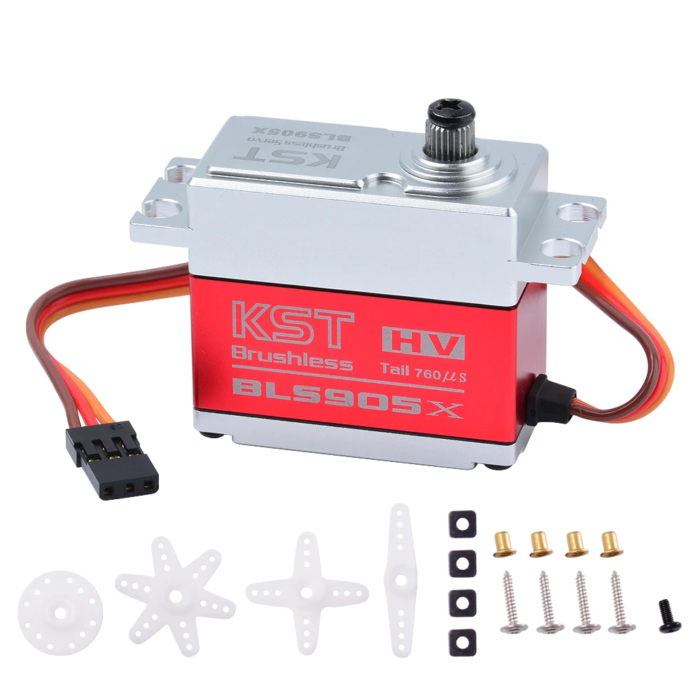 

KST BLS905X 8,4 v 8kg 0.035sec Стандартный бесщеточный сервомотор для 550-700 Rc вертолет хвост